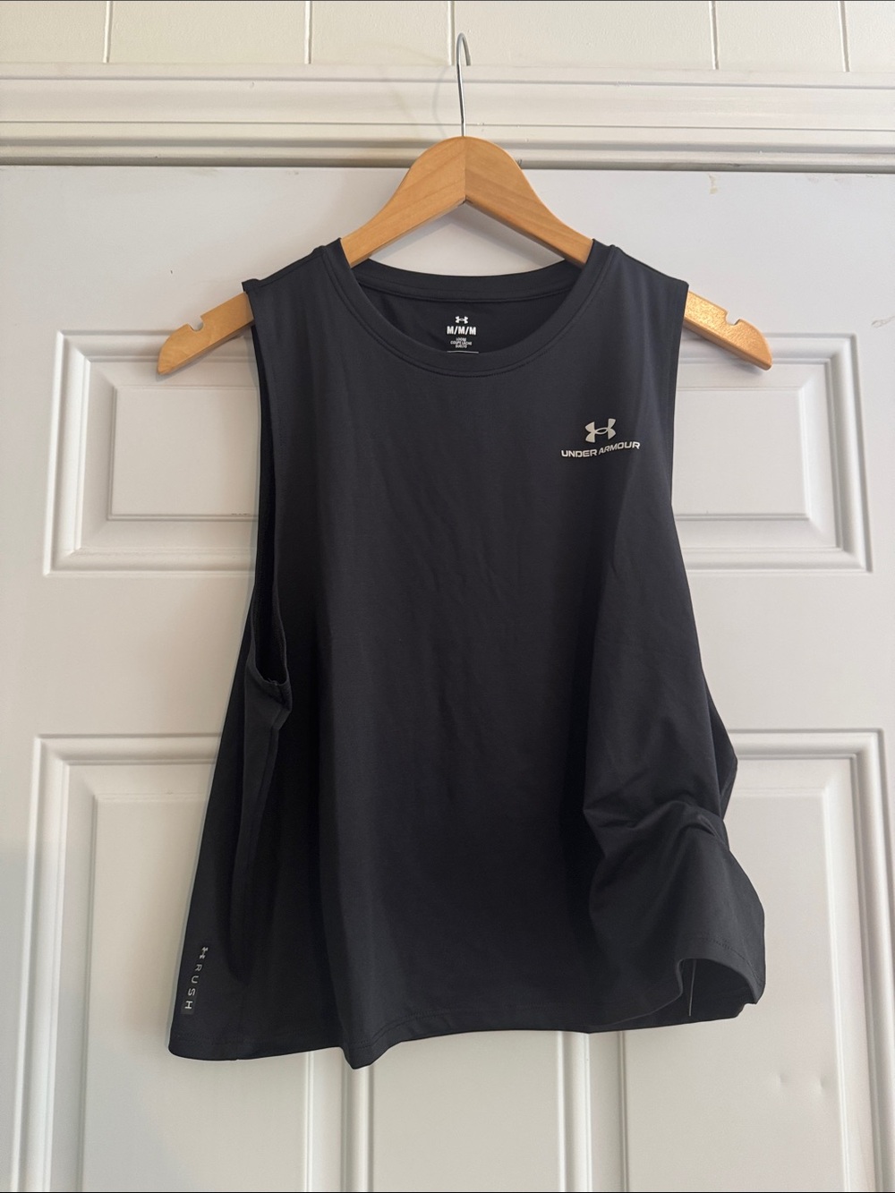 Under Armour Women's Black Sleeveless Training Muscle Tee